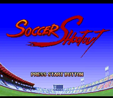 Soccer Shootout (Europe) screen shot title